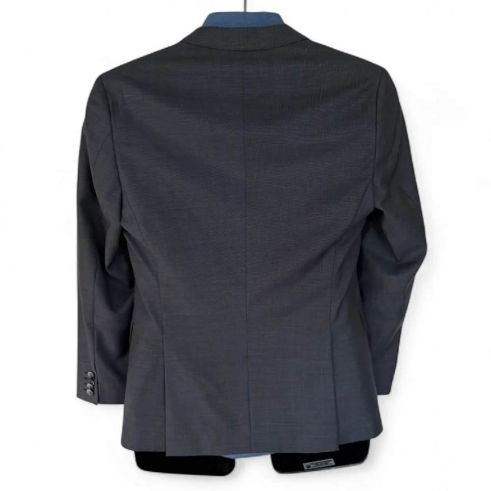 Hugo Boss Super 100 Wool Blazer 36S Gray
